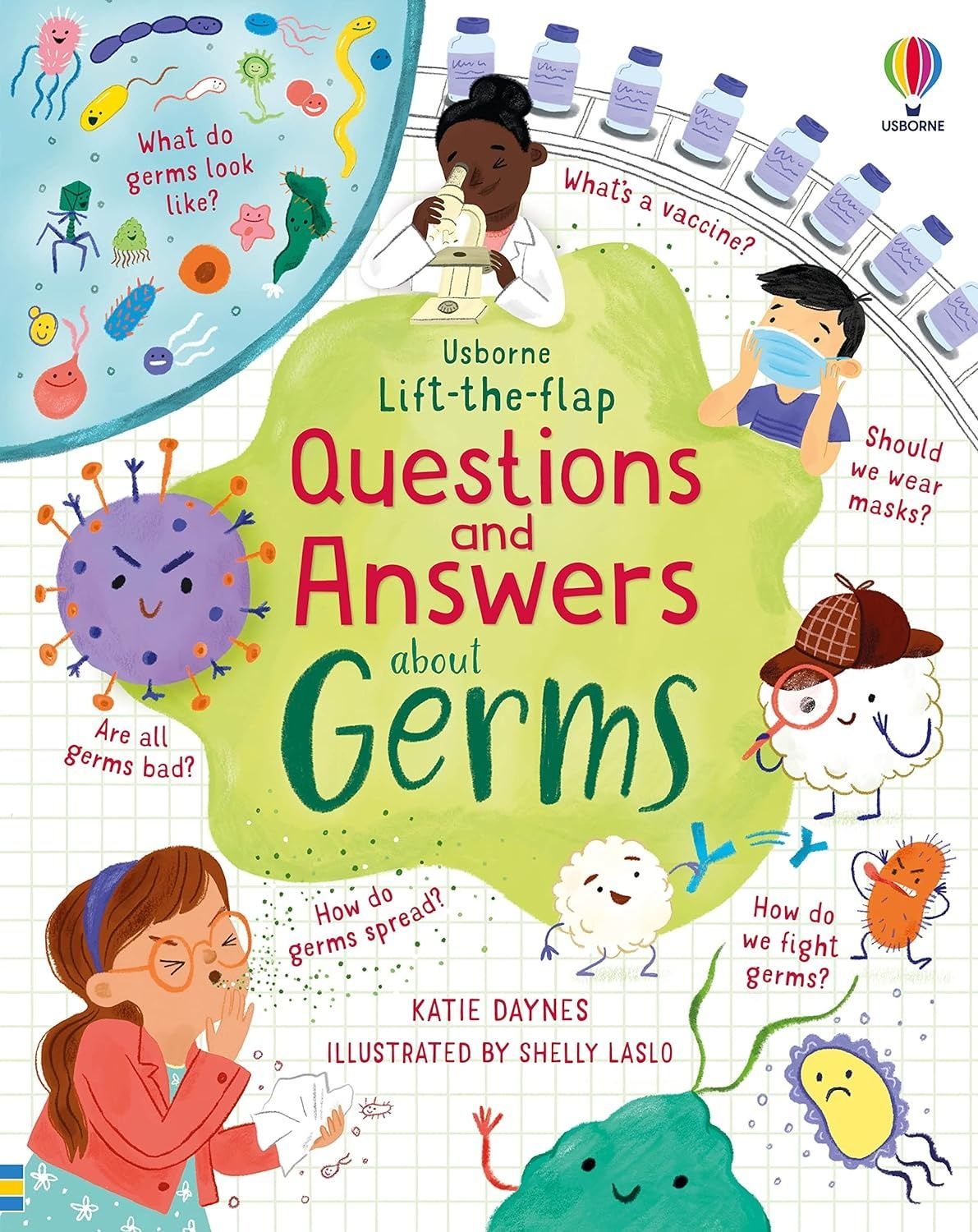 Обкладинка Lift-the-Flap Questions and Answers about Germs