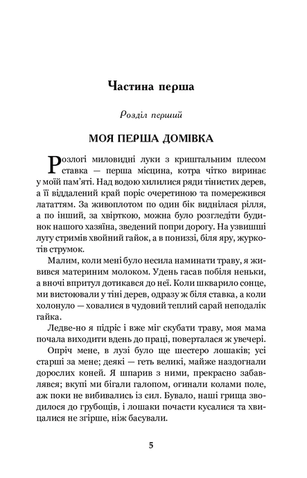 Чорний красунь, Анна Сьюел