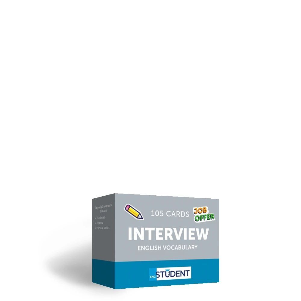 Книга Interview English Vocabulary. 105 карток