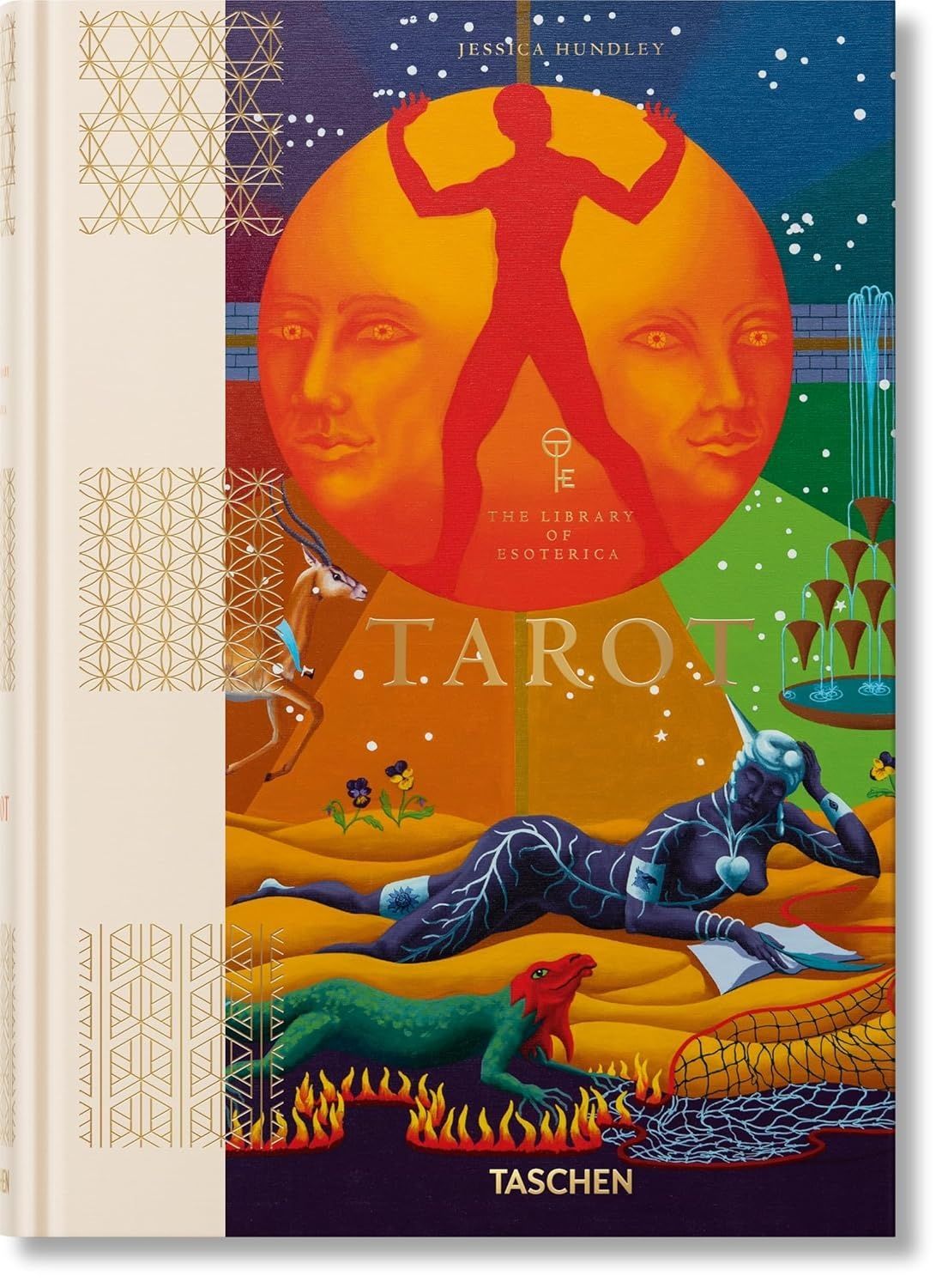 Обкладинка Tarot. The library of Esoterica. Jessica Hundley; Johannes Fiebig; Marcella Kroll