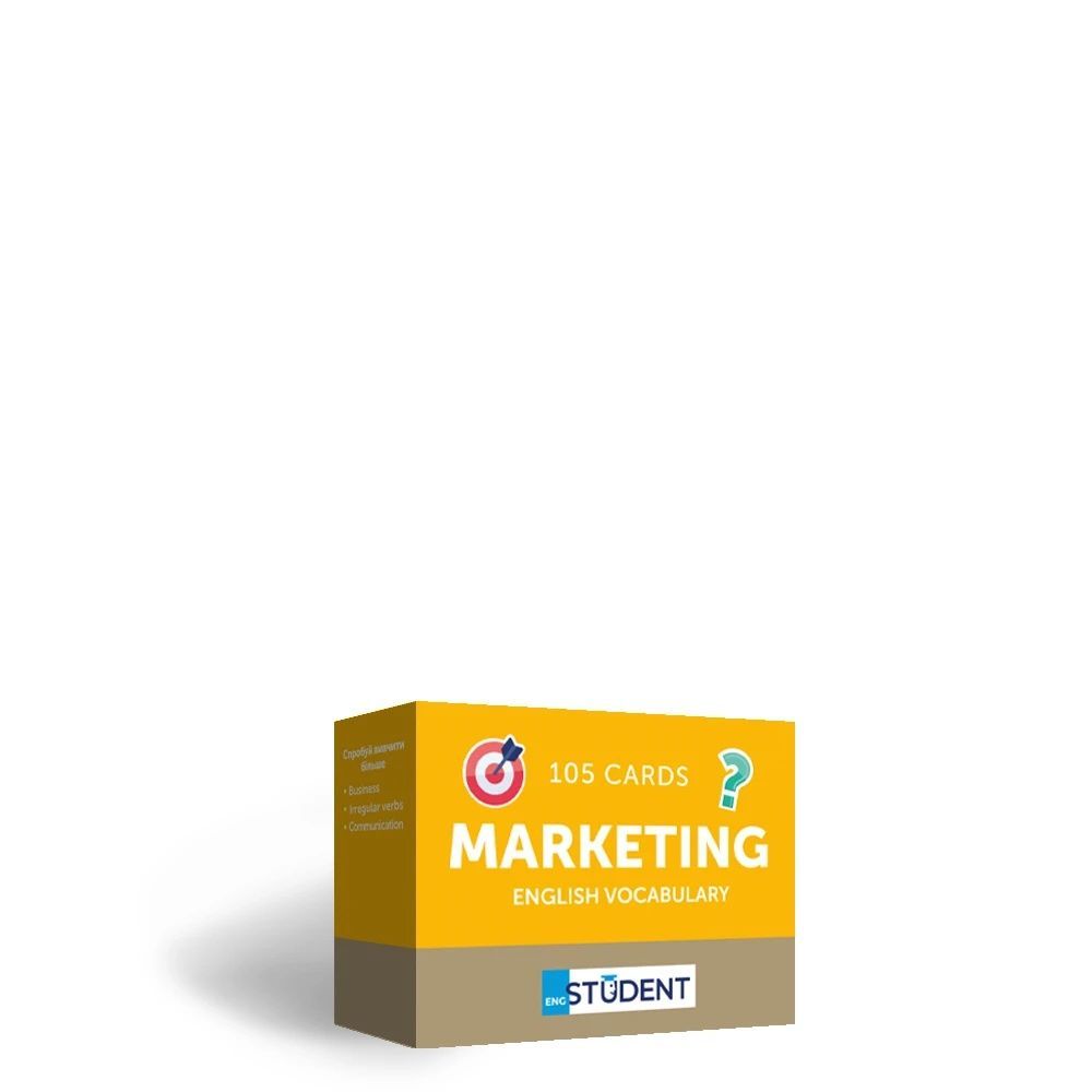 Картки "Картки англійських слів Marketing English....