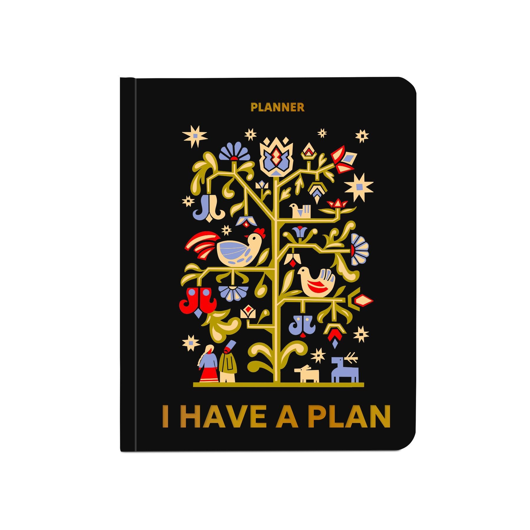Блокнот для планування "I HAVE A PLAN" з орнаментом