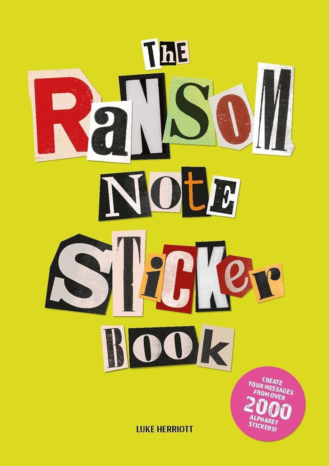 Обкладинка The Ransom Note Sticker Book