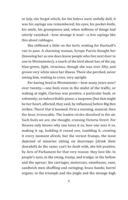 Mrs. Dalloway (Місіс Делловей), Вірджинія Вулф