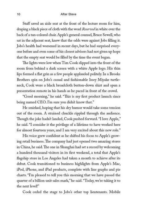 After Steve: How Apple became a Trillion-Dollar Company and Lost Its Soul, Tripp Mickle