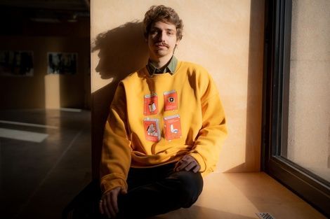 Світшот гірчичний Сенсівський топ, розмір L-XL,