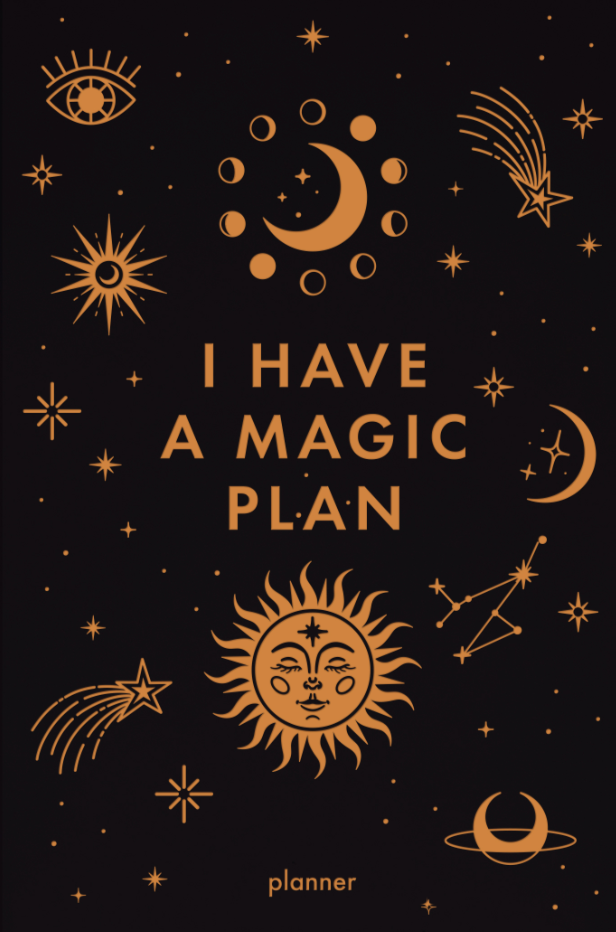 Блокнот для планування "I HAVE A MAGIC PLAN mini" чорний