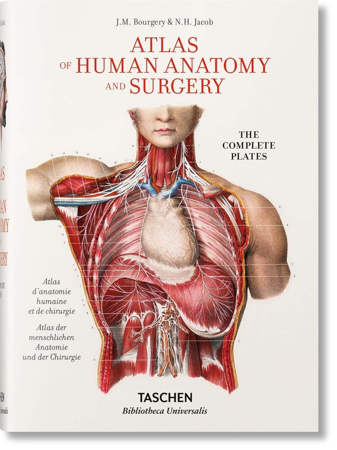 Обкладинка Bourgery. Atlas of Human Anatomy and Surgery. J. M. Bourgery; N. H. Jacob