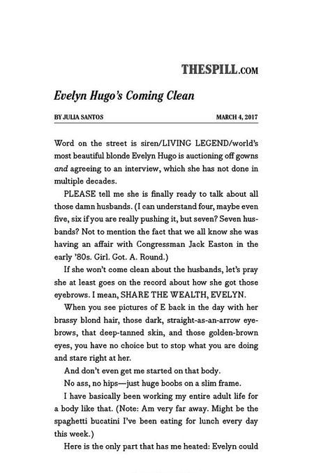The Seven Husbands of Evelyn Hugo, Тейлор Дженкінс Рід