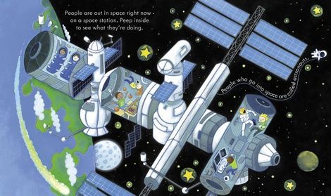 Peep Inside Space, Anna Milbourne