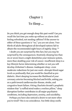 Why We Sleep: The New Science of Sleep and Dreams