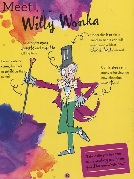 Roald Dahl's Big Official Sticker Book, Роальд Дал
