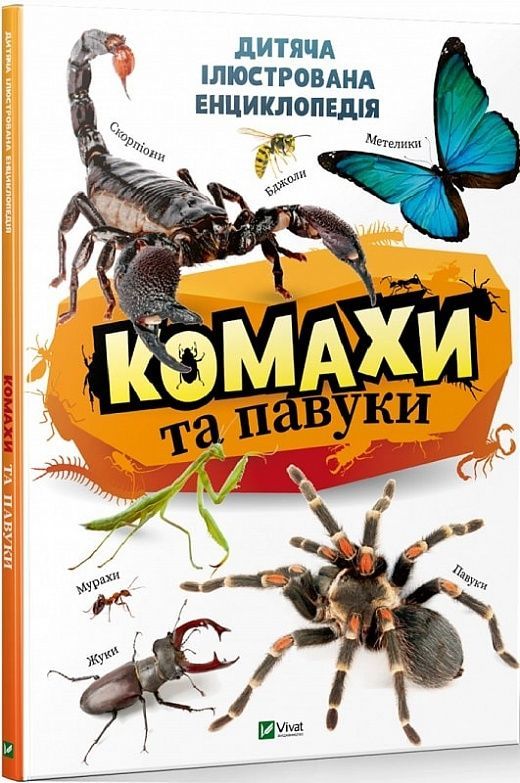 Обкладинка Комахи та павуки