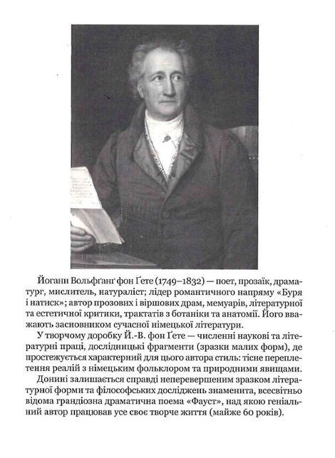 Дивні сусідські діти, Йоганн Вольфґанґ фон Ґете