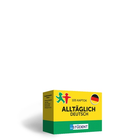 Картки для вивчення німецької мови. Alltäglich Deutsch. 105 карток