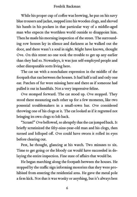 A Man Called Ove, Фредрік Бакман