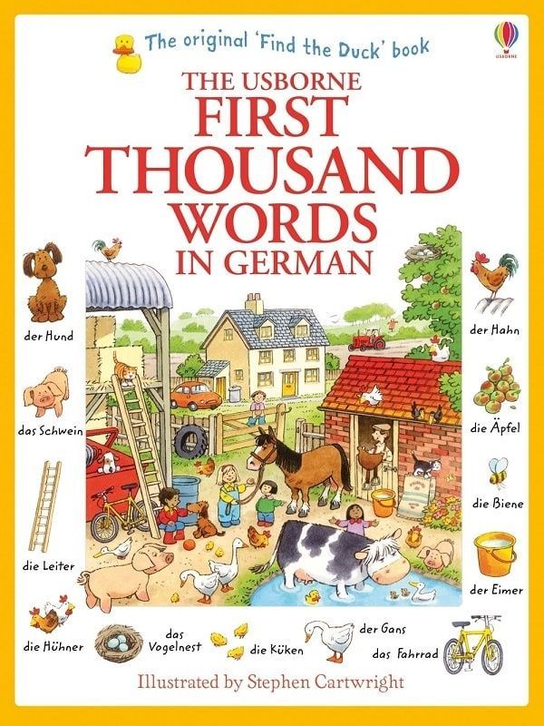 Обкладинка Підручник німецької мови First 1000 Words in German