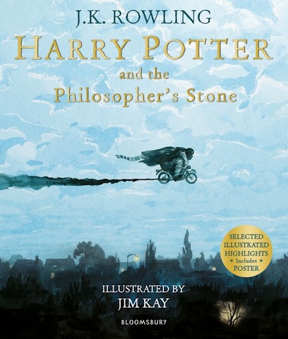 Harry Potter and the Philosopher's Stone (Illustrated Edition) (голуба)