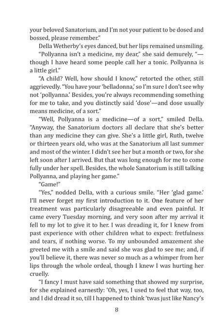 Pollyanna Grows Up, Елеонор Портер