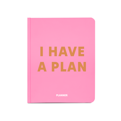 Блокнот для планування "I HAVE A PLAN" рожевий