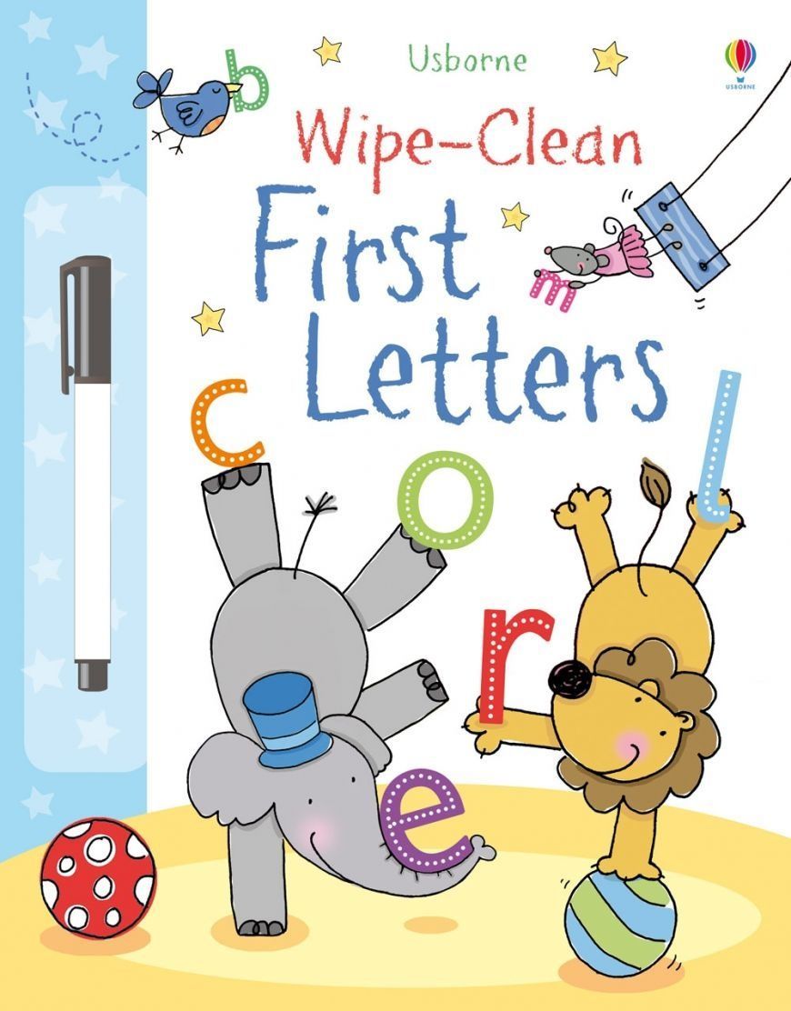 Обкладинка Wipe-Clean: First Letters