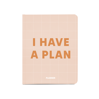 Блокнот для планування "I HAVE A PLAN" бежевий