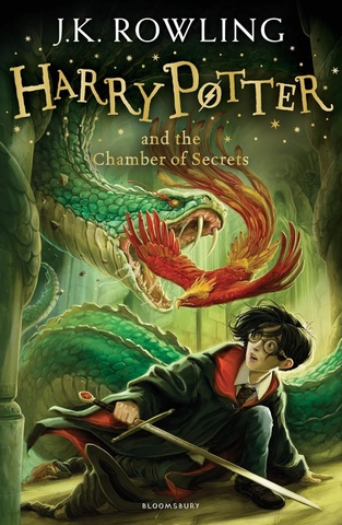 Harry Potter and the Chamber of Secrets (зелена, м'яка)