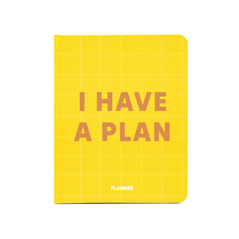 Блокнот для планування "I HAVE A PLAN" жовтий