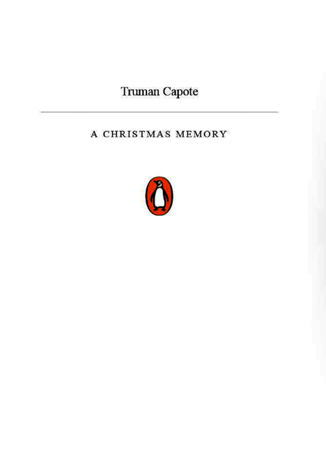 A Christmas Memory, Трумен Капоте