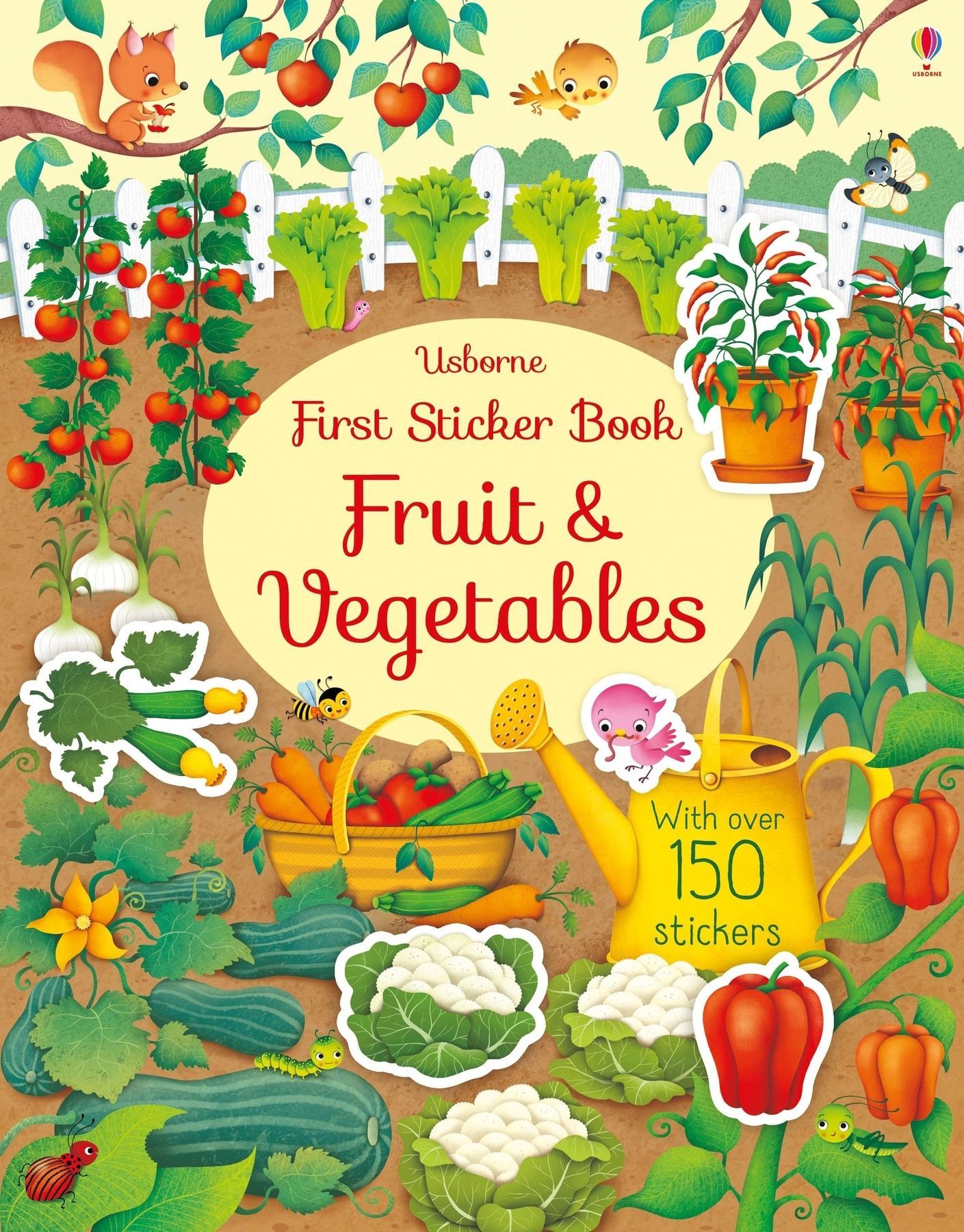 Обкладинка First Sticker Book: Fruit & Vegetables