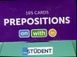 Картки для вивчення англійської мови. Prepositions. 105 карток