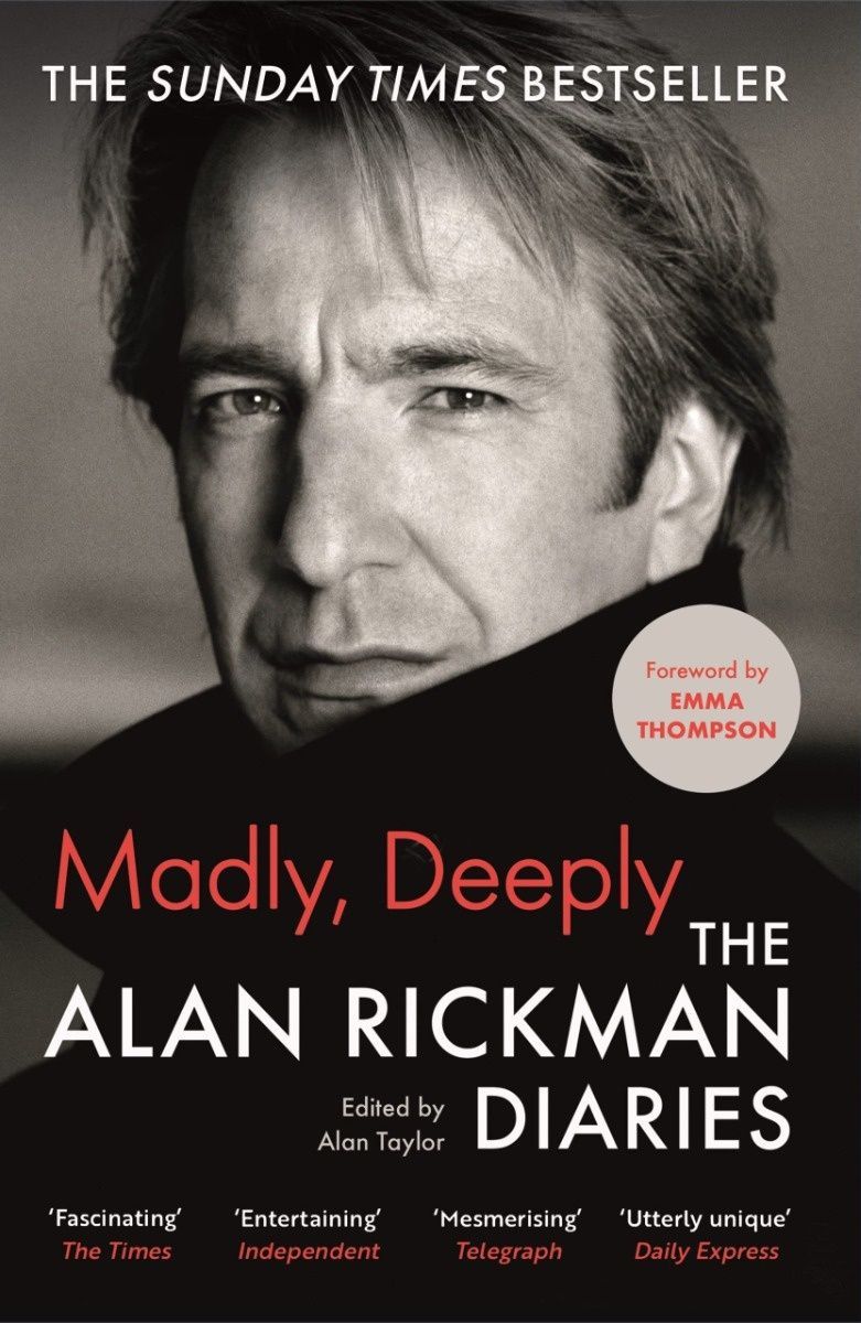 Обкладинка видання Madly, Deeply: The Alan Rickman Diaries