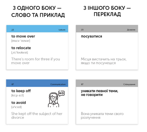Картки англійських слів English Student &mdash; Phrasal Verbs B1 + B2-C1 1000 карток