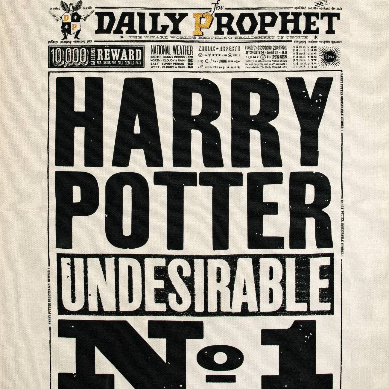 The Daily Prophet: 'Harry Potter Undesirable No.1'...