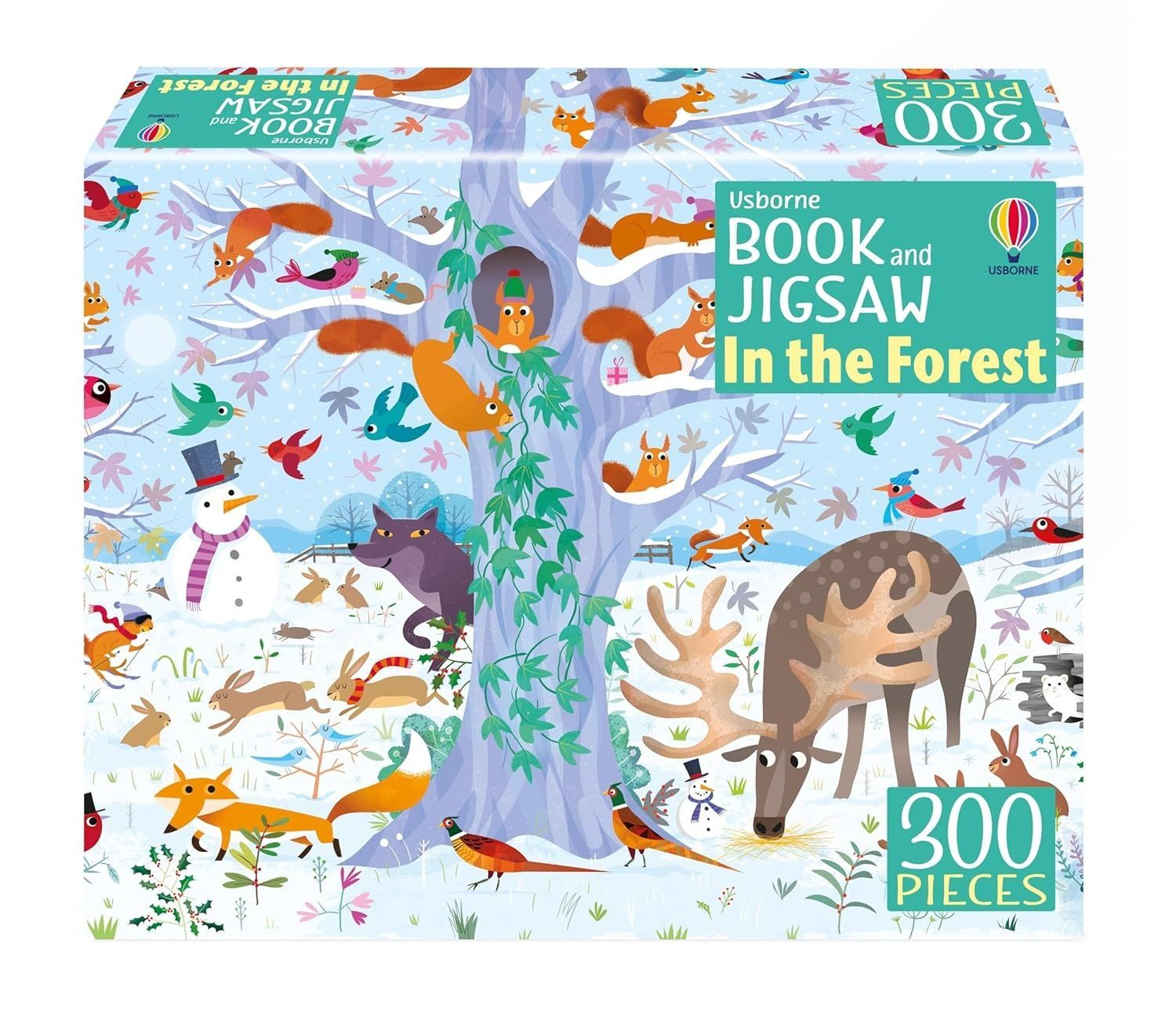 Обкладинка Usborne Book and Jigsaw In the Forest