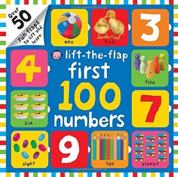 Обкладинка Lift-the-Flap: First 100 Numbers